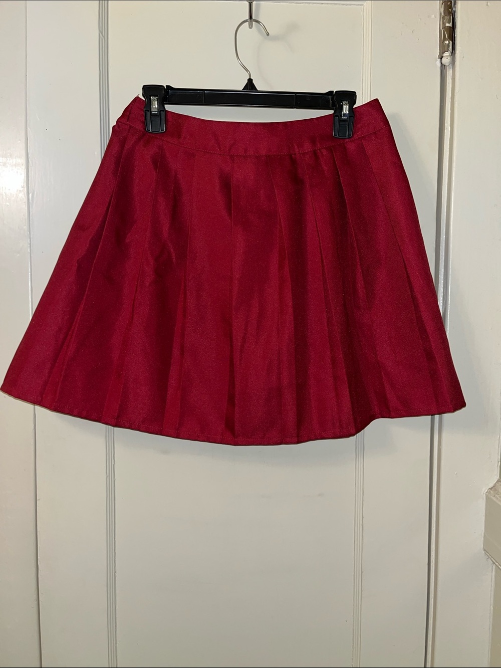 Spirit Halloween “Velma” Scooby Doo Red Pleated Circle Skirt